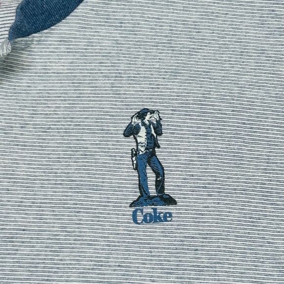 Vintage Coca Cola Coke Bottles Cowboy Shirt Men’s Small Made USA Single Stitch - Picture 3 of 10